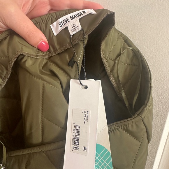 Steve Madden Green A-line Mini Skirt - Picture 3 of 3